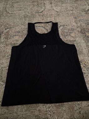 Gymshark Black Women's Mesh Yoke Training Tank